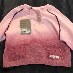 Gymshark ombre crop top